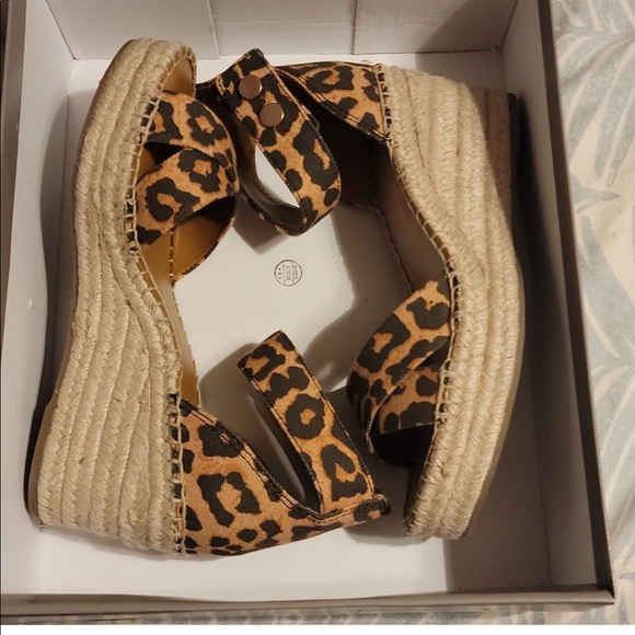 Franco Sarto Shoes - New in box Franco Sarto leopard espadrilles